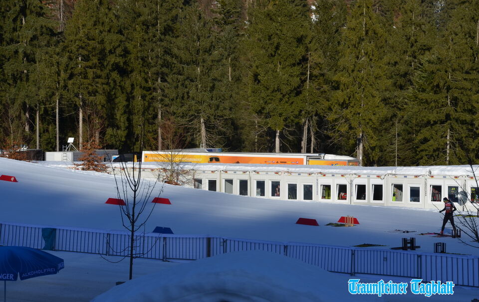 Aufwärmen in der Chiemgau Arena