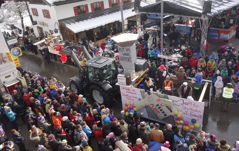 Faschingszug in Reit im Winkl