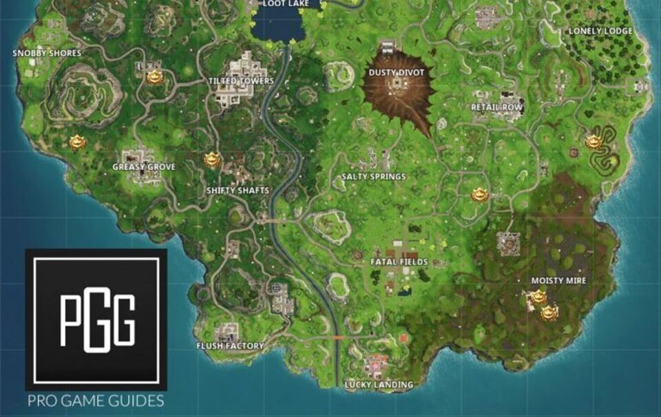 Fortnite-Leak: Herausforderungen in Woche 2 – Karte zeigt alle