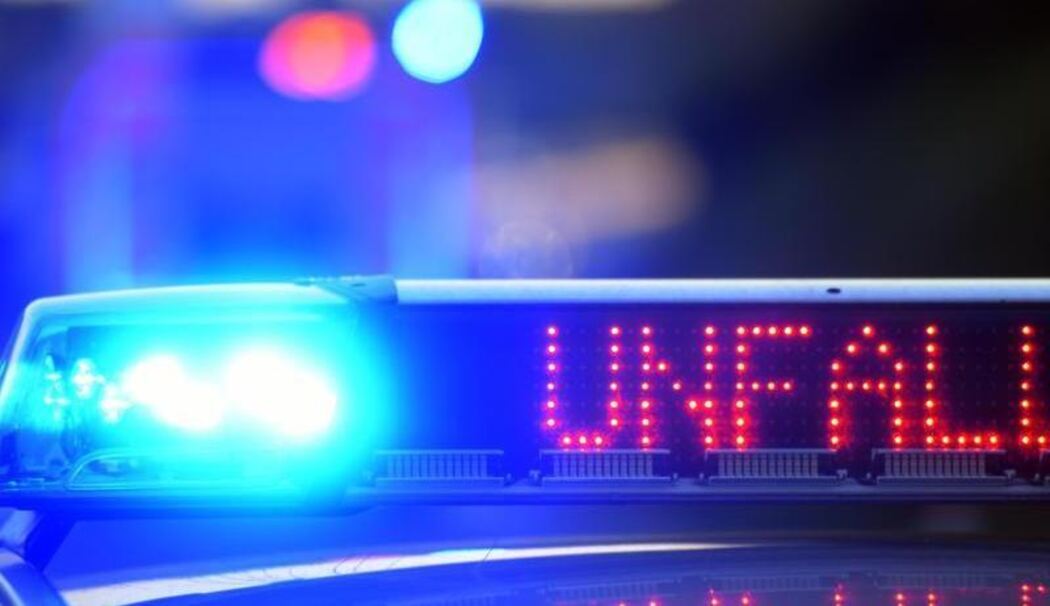 Polizei sichert Unfallstelle