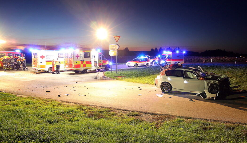 Tacherting: Unfall Kreuzung