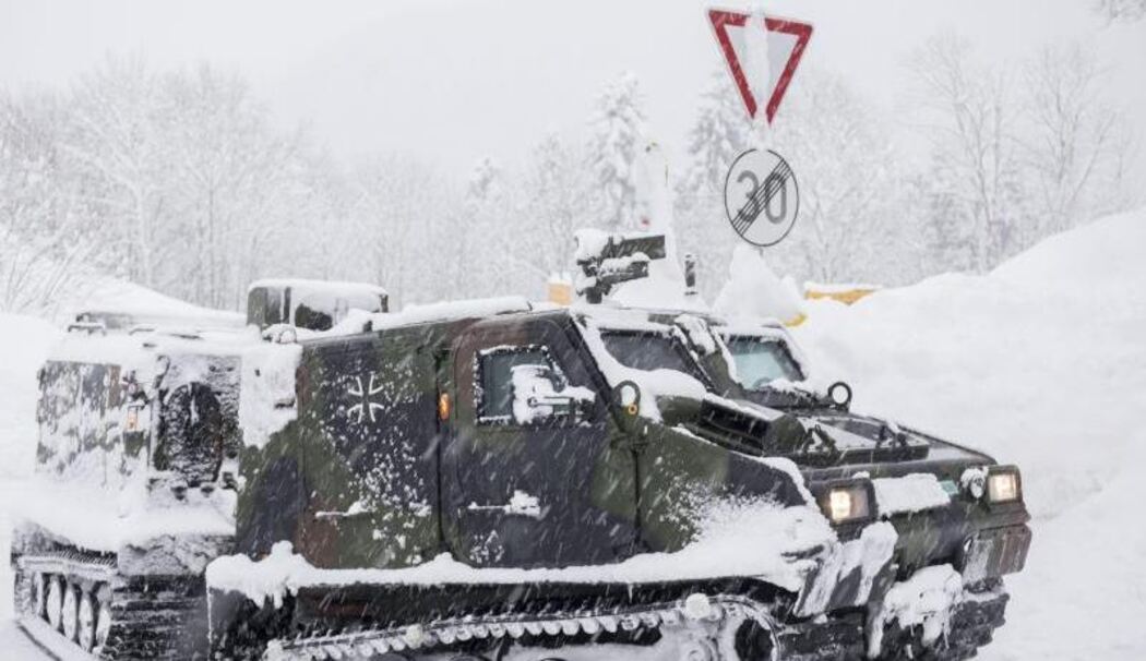 Schnee in Berchtesgaden