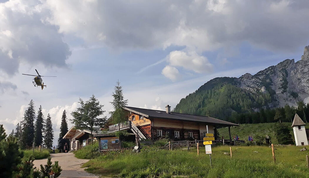 Königssee: Schwerverletzter mit Rippenbrüchen von Kühroint am Watzmann ausgeflogen