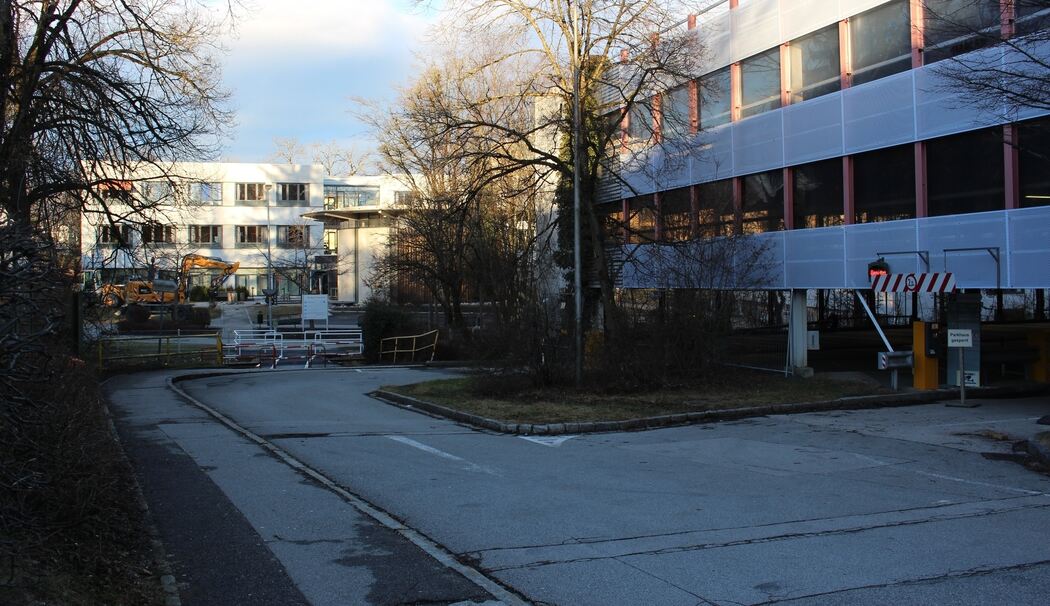 Traunstein Haupteingang des Klinikums wird verlegt vor großem Umbau