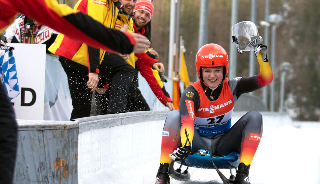 Königssee: Anna Berreiter gewinnt Rennrodel-Weltcup-Finale