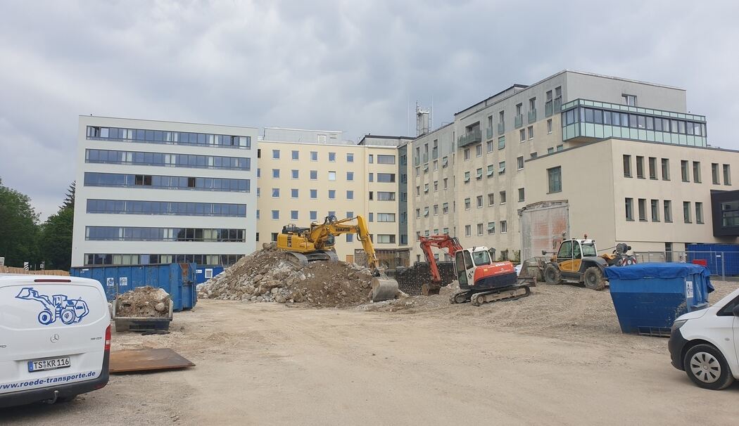 Traunstein: Schritt für Schritt entsteht ein neues Krankenhaus