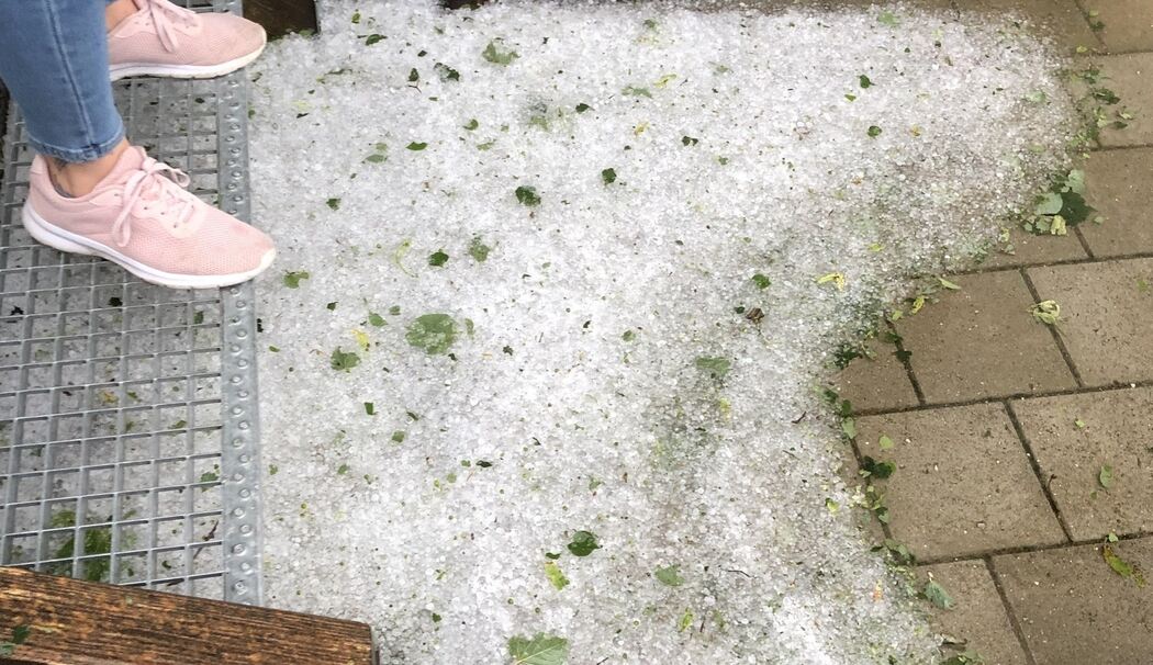 Unwetter in Taching