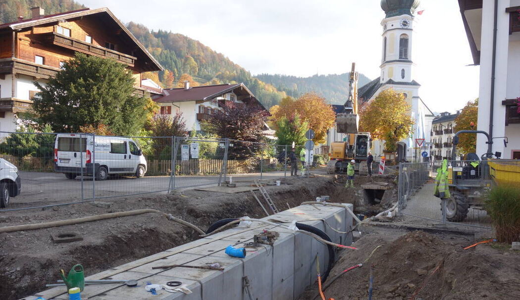 Hochwasserschutz in Reit im Winkl