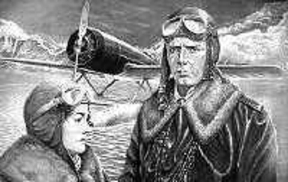 Charles Lindbergh und seine Frau Anne Morow Lindbergh: Gemeinsam mit seiner Ehefrau unternahm Lindbergh manchen Pionierflug im A Charles Lindbergh und seine Frau Anne Morow Lindbergh: Gemeinsam mit seiner Ehefrau unternahm Lindbergh manchen Pionierflug im A