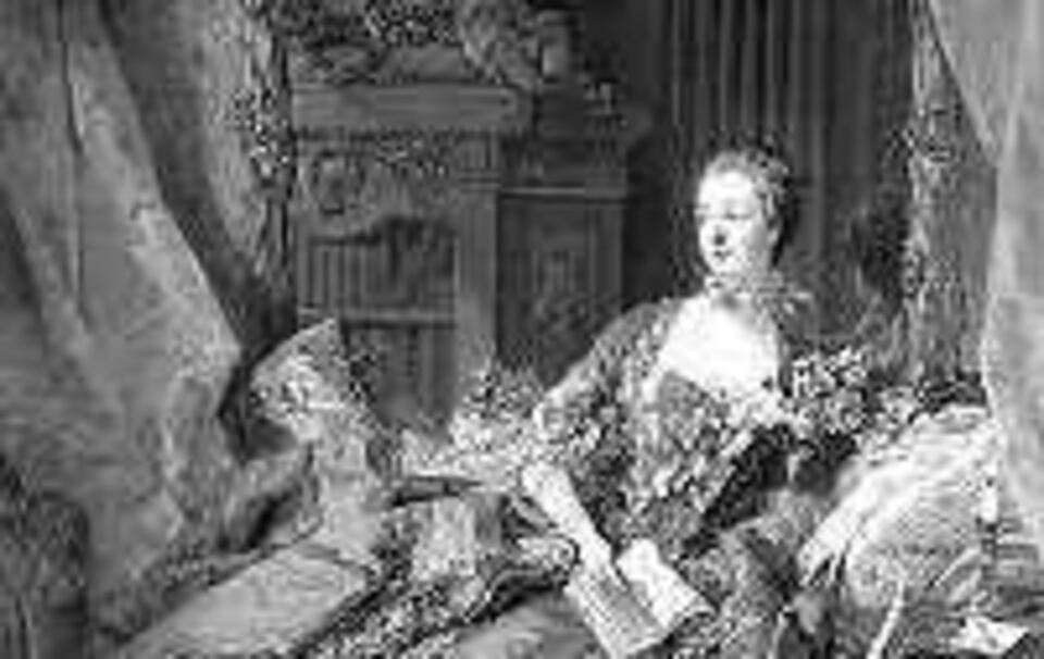 Francois Boucher. Portrait der Madame de Pompadour, 1756, Öl auf Leinwand. Sammlung der Bayerischen Hypo- und Vereinsbank AG in