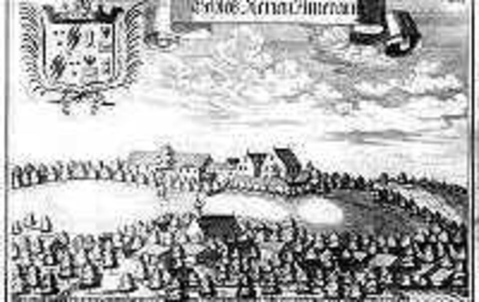 Kupferstich von Michael Wening »Neuen Amerang« Kupferstich von Michael Wening »Neuen Amerang«