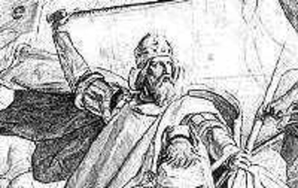 Karl der Große, Gemälde von Alfred Rethel Karl der Große, Gemälde von Alfred Rethel