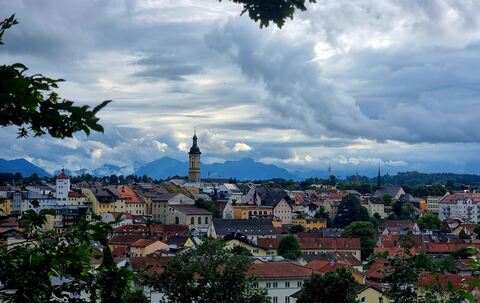 Traunstein mit Alpen- äh...Wolkenpanorama | Thea Grenz