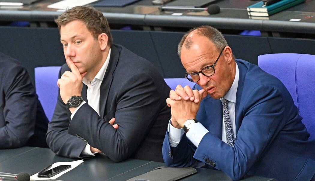Lars Klingbeil und Friedrich Merz