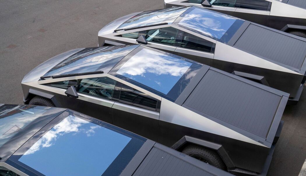 "Cybertrucks" von Tesla