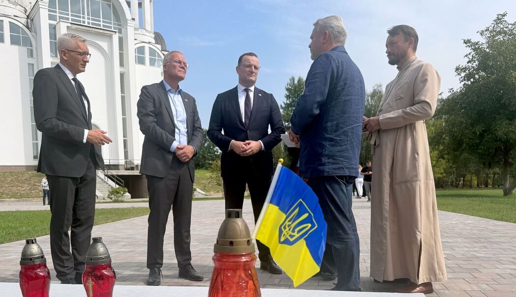 Spahn und Miersch gemeinsam in der Ukraine