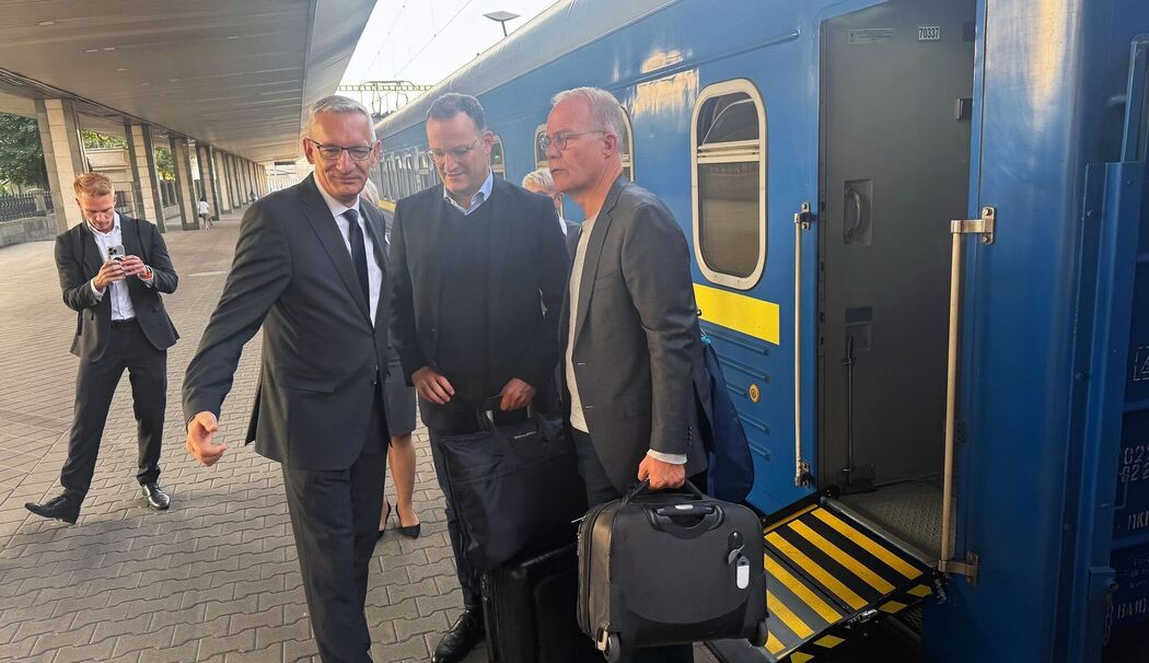 Spahn und Miersch gemeinsam in der Ukraine