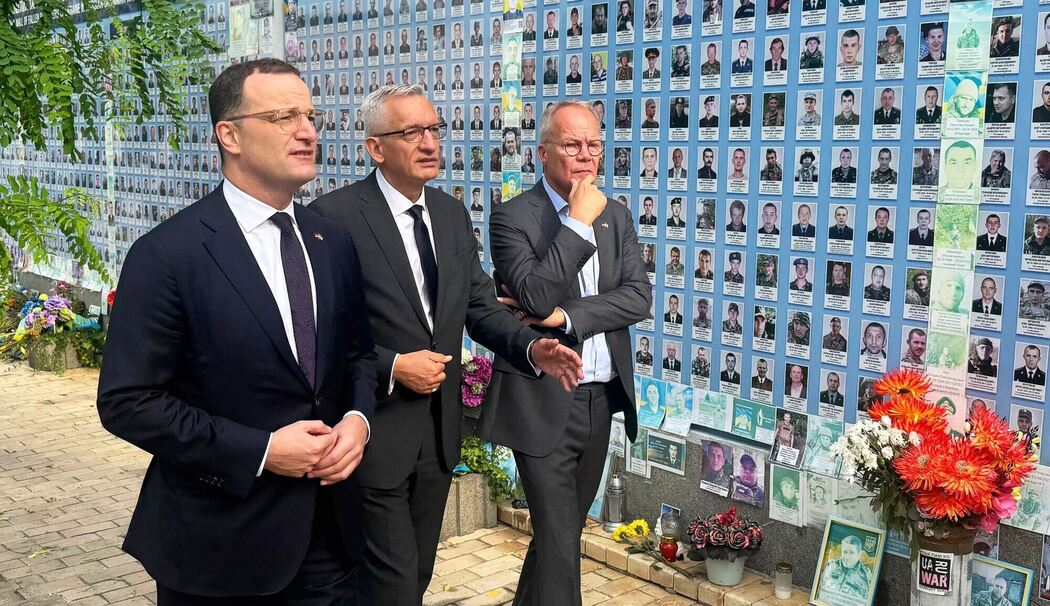 Spahn und Miersch gemeinsam in der Ukraine
