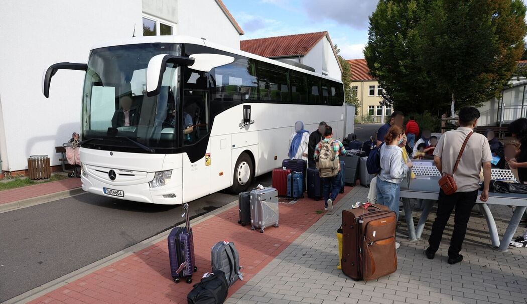 Ankunft von Afghanen mit Aufnahmezusage.
