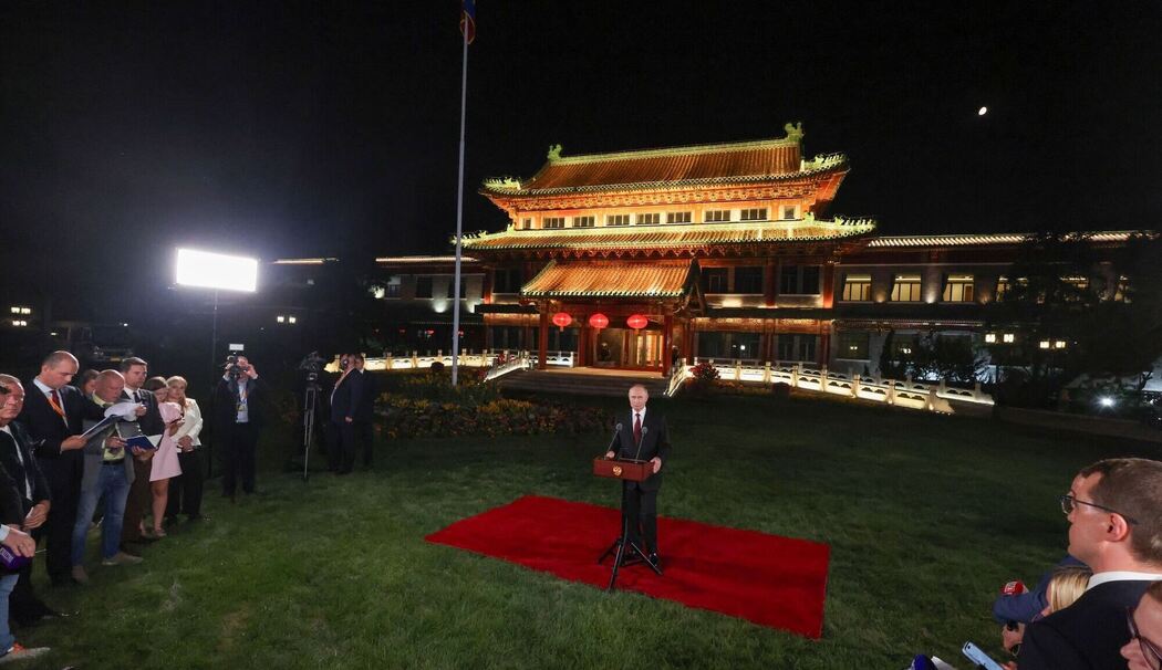 Putins Auftritt in Peking