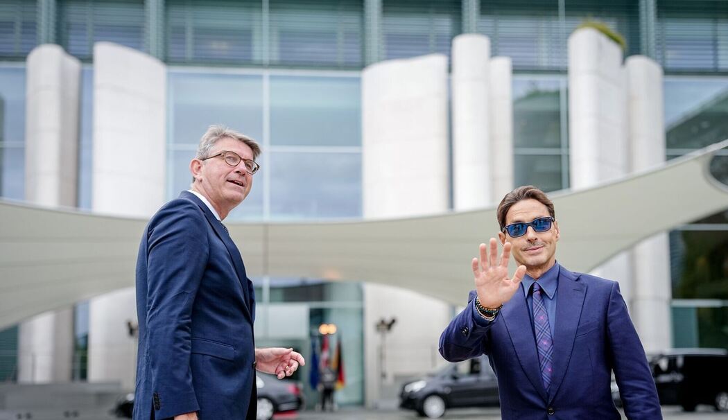 Kulturstaatsminister Weimer trifft Pier Silvio Berlusconi