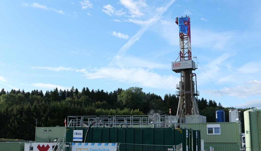 Protestaktion gegen Gasbohrung