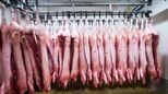 Schweinehälften