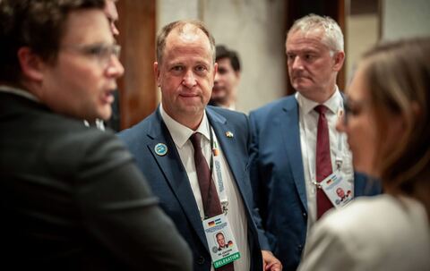 Joachim Stamp in Usbekistan