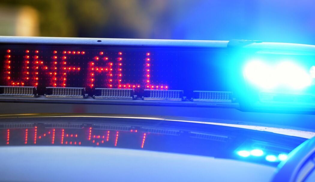 Polizei sichert Unfallstelle