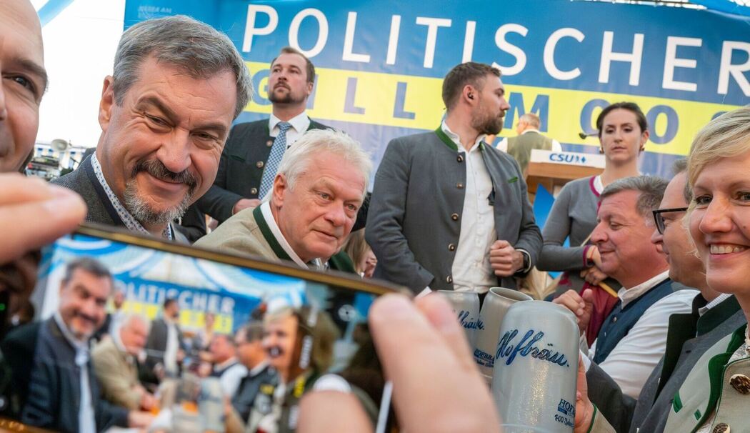 Politischer Frühschoppen auf dem Volksfest Gillamoos