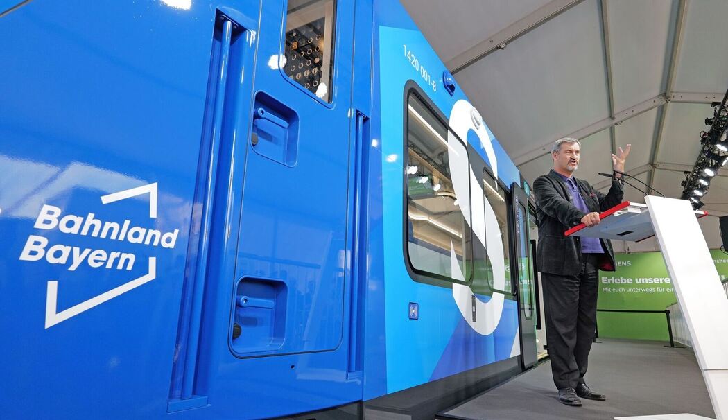 Modell der künftigen XXL-S-Bahn in München präsentiert