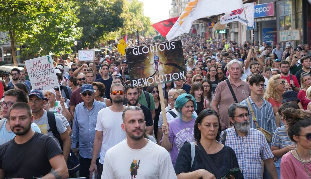 Proteste in Serbien