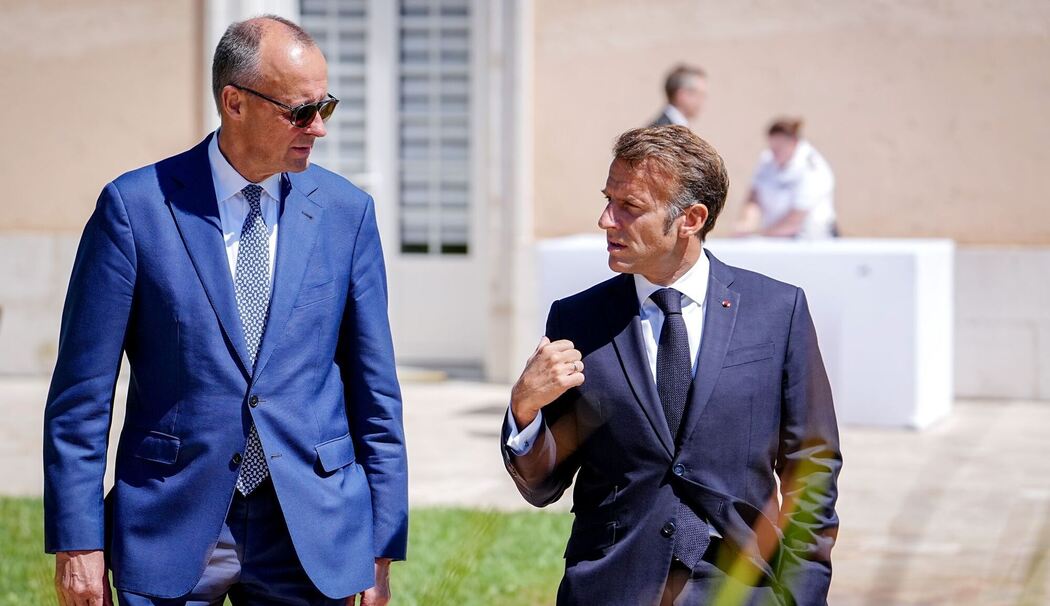 Friedrich Merz und Emmanuel Macron