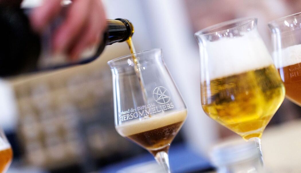 Pressekonferenz vor der Weltmeisterschaft der Bier-Sommeliers