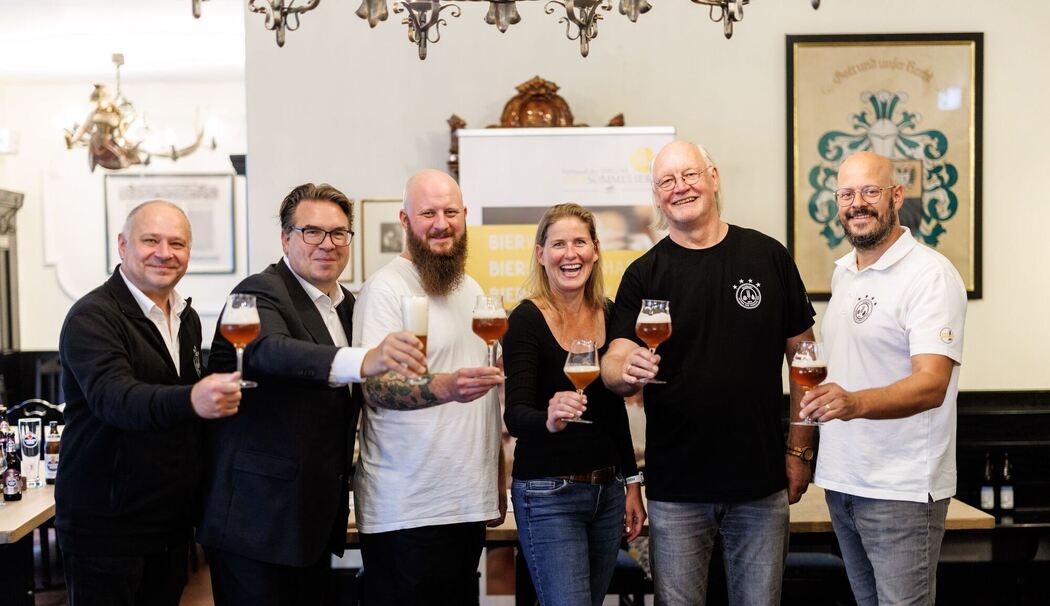 Pressekonferenz vor der Weltmeisterschaft der Bier-Sommeliers