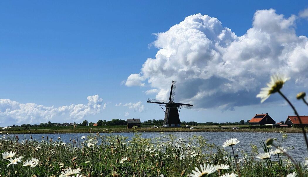 Windmühle in Heet Noorden