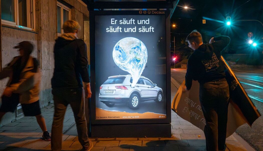 Protestaktion von Attac zur IAA