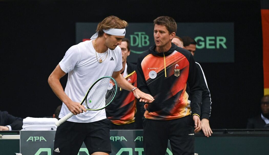 Alexander Zverev und Michael Kohlmann