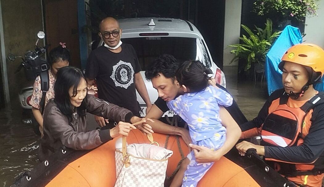 Überflutungen auf Bali