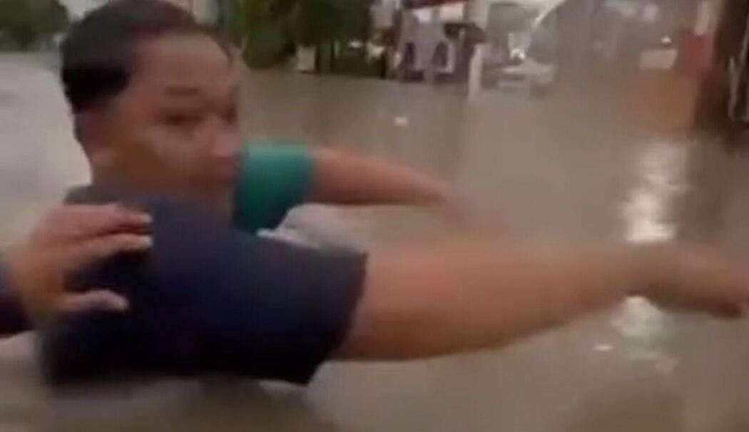 Überflutungen auf Bali