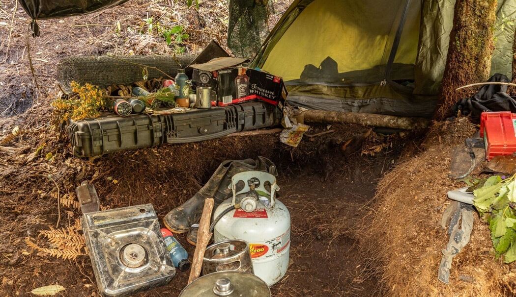 Versteck des Kindesentführers Tom Phillips in Neuseelands Wildnis