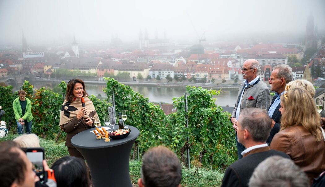 Eröffnung fränkischer Weinlese