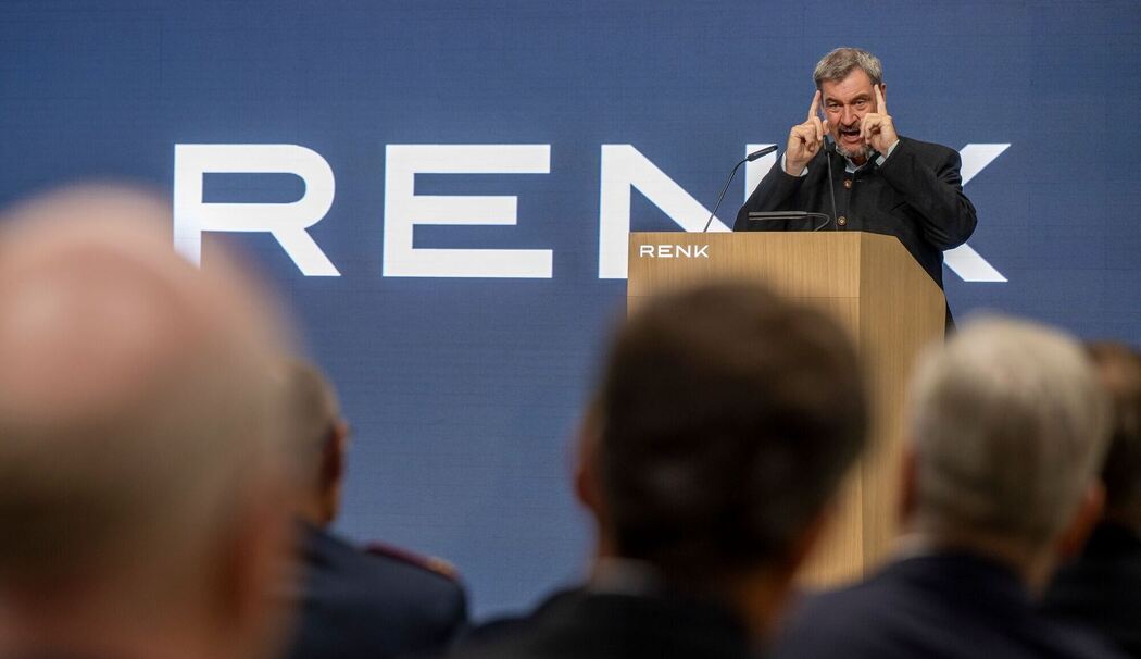 Söder bei Panzergetriebehersteller Renk