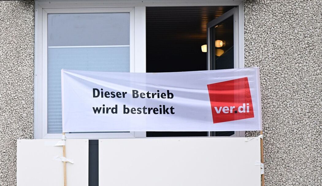 Streik-Banner