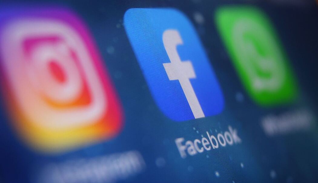 Meta-Apps auf einem Smartphone