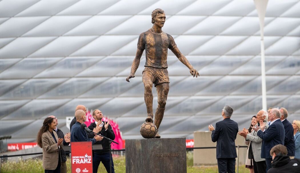 Statue zu Ehren von Franz Beckenbauer