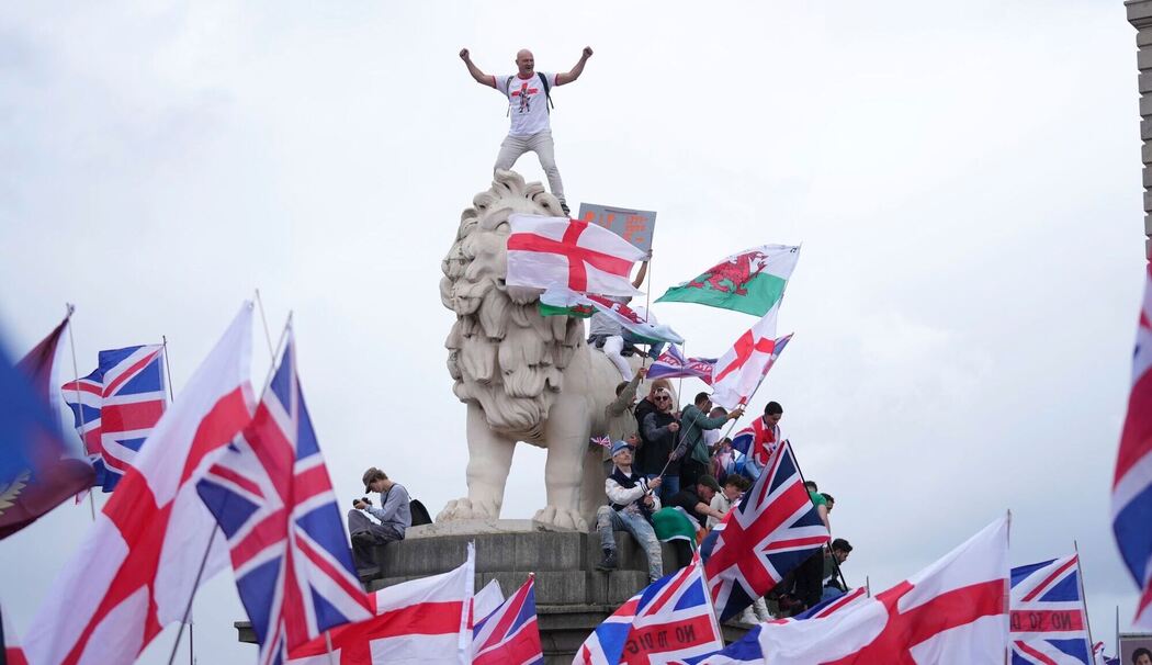 Rechte Demo "Unite the Kingdom"