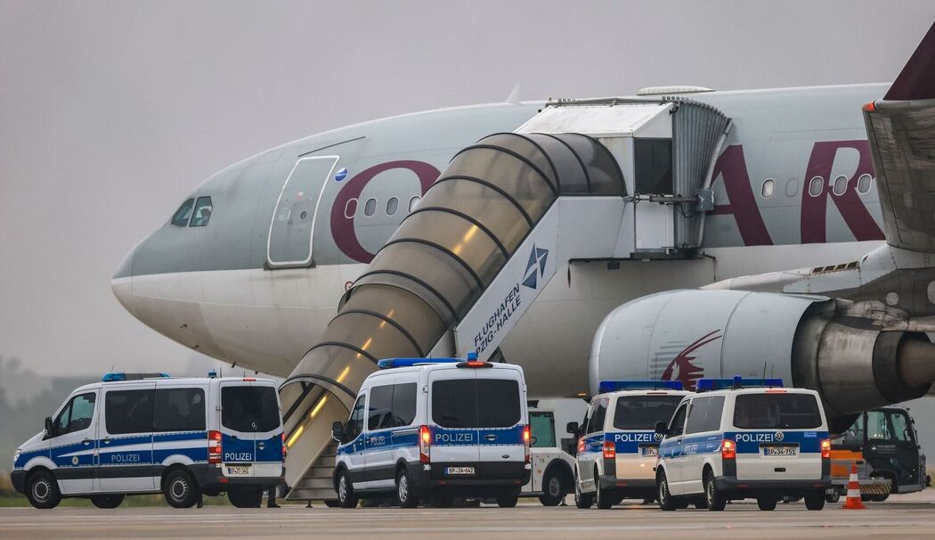 Abschiebeflug ab Flughafen Leipzig