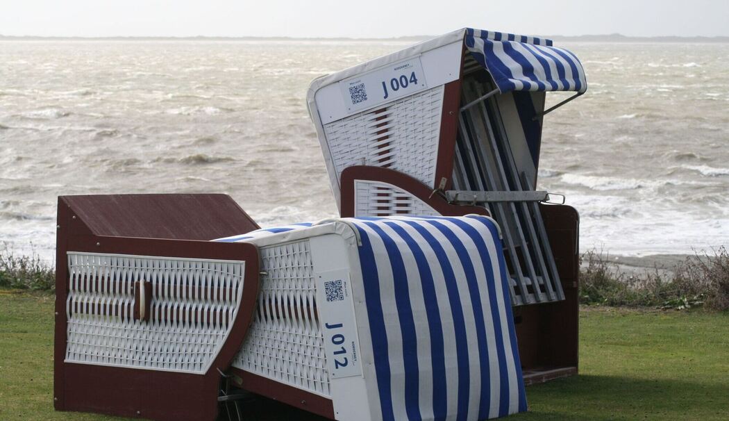 Erster Herbststurm fegt über Norderney