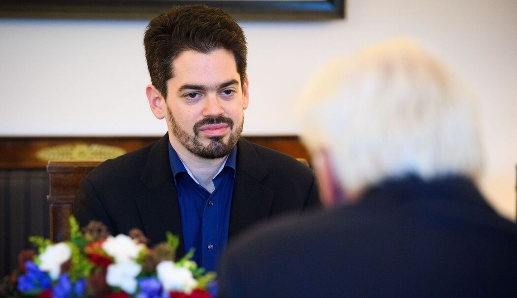Dirigent Lahav Shani bei Bundespräsident Steinmeier